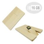 Pendrive Madera Tarjeta PD27