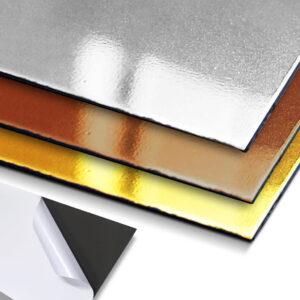 Placa Metalexglued con pegamento, vista 2 - Placas | MerchLAB