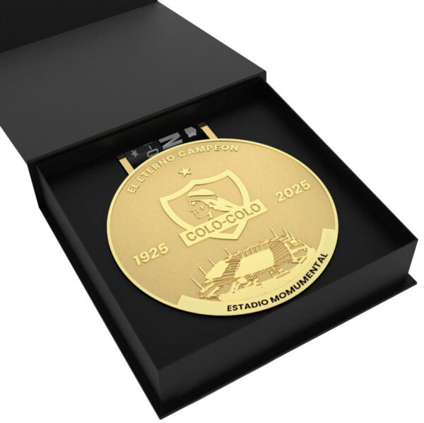 Medallón Conmemorativo Centenario Colo Colo - Imagen 6
