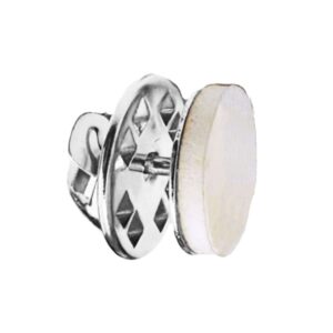 Soporte Piocha con cierre mariposa+pegamento SOMA01 Plata - Piochas | MerchLAB
