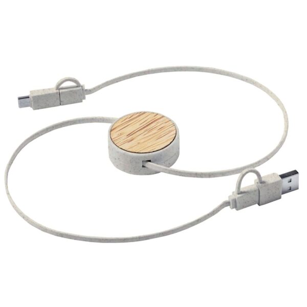 Cable Conector Multicargador Bamboo T61 - Imagen 5