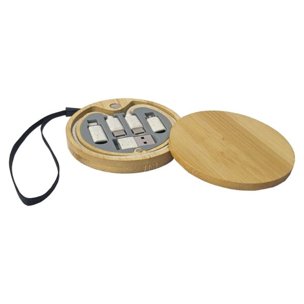 Cable Conector Multicargador de Bamboo T63 - Imagen 5