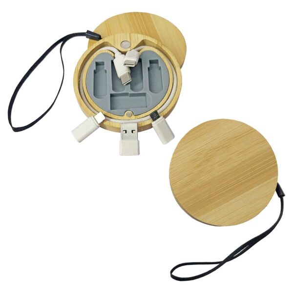 Cable Conector Multicargador de Bamboo T63 4 Cable Conector Multicargador de Bamboo T63, foto 4 - Cable Conector | MerchLAB