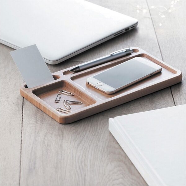 Cargador Inalámbrico Escritorio Bamboo T70 - Imagen 7