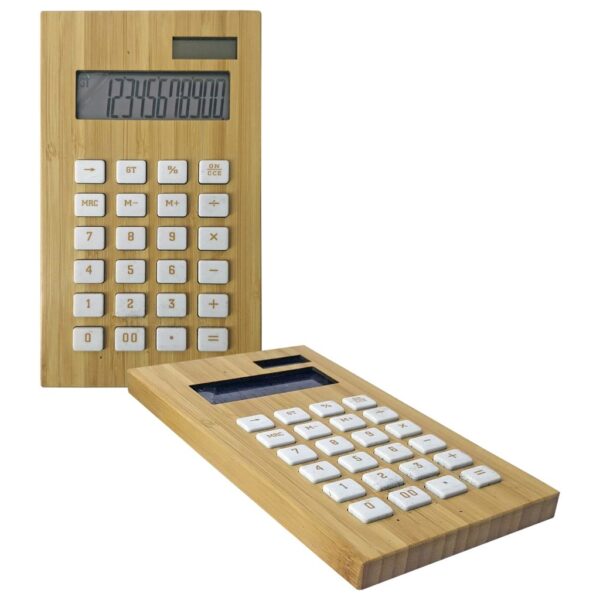 Calculadora Solar 12 dígitos Bamboo T76, foto 4 - Oficina y Escritorio | MerchLAB