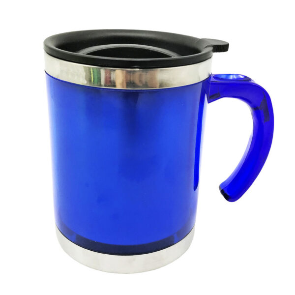 Mug Térmico Acero Inoxidable PVC M16 5 Mug Térmico Acero Inoxidable PVC M16, foto 5 - Tazones, Termos y Mugs | MerchLAB