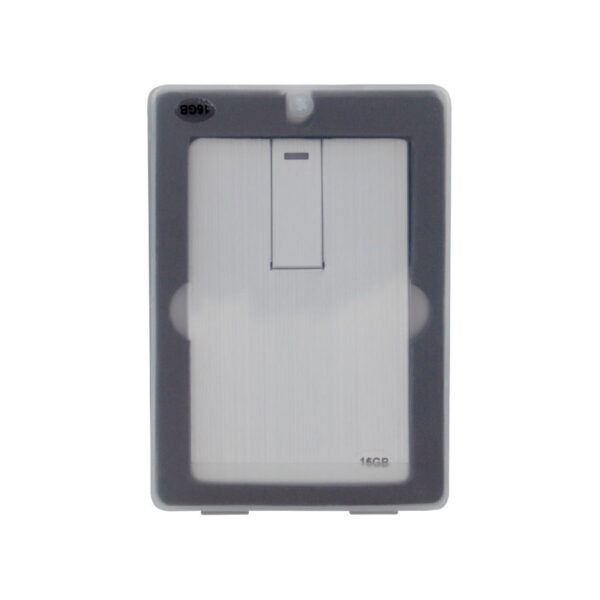 USB Pendrive 16GB Credit Card plateado., detalle - Pendrives | MerchLAB