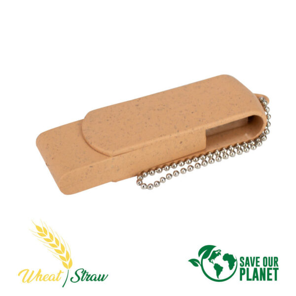 USB Pendrive 16GB de caña de Trigo, vista 2 - Pendrives | MerchLAB