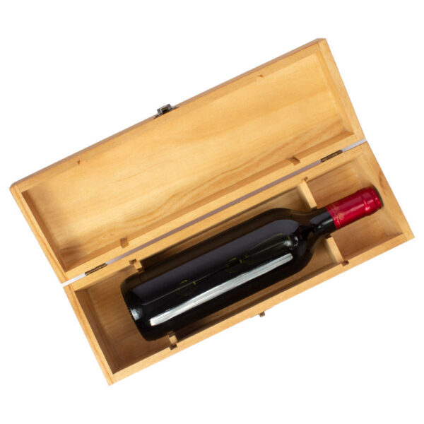 Caja de Madera Natural para Vino - Imagen 5