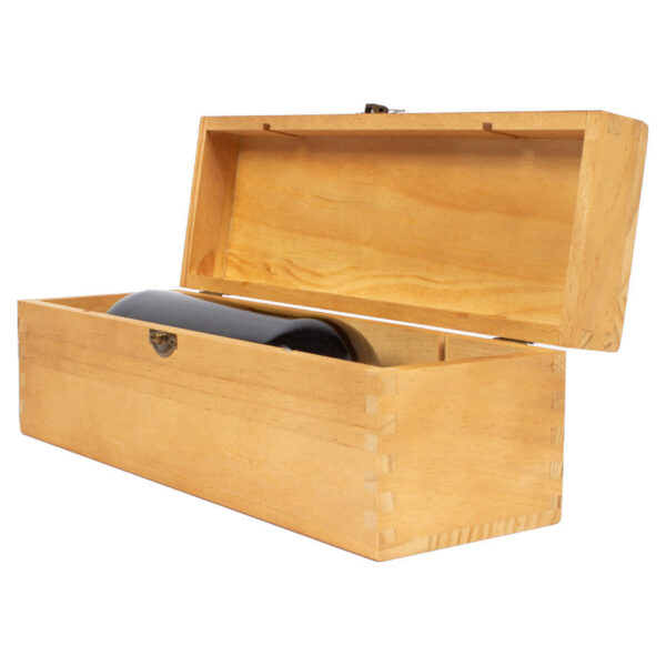 Caja de Madera Natural para Vino, detalle - Accesorios de Vino | MerchLAB