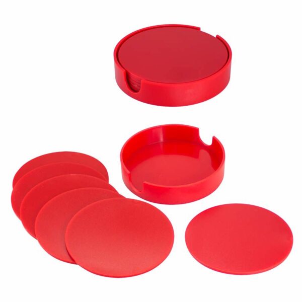 Set de Posavasos Plásticos Redondos 4 Set de Posavasos Plásticos Redondos, foto 4 - Posavasos | MerchLAB