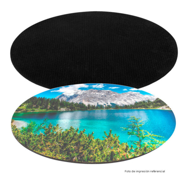Mouse Pad Redondo Sublimación, vista 2 - Mousepad | MerchLAB