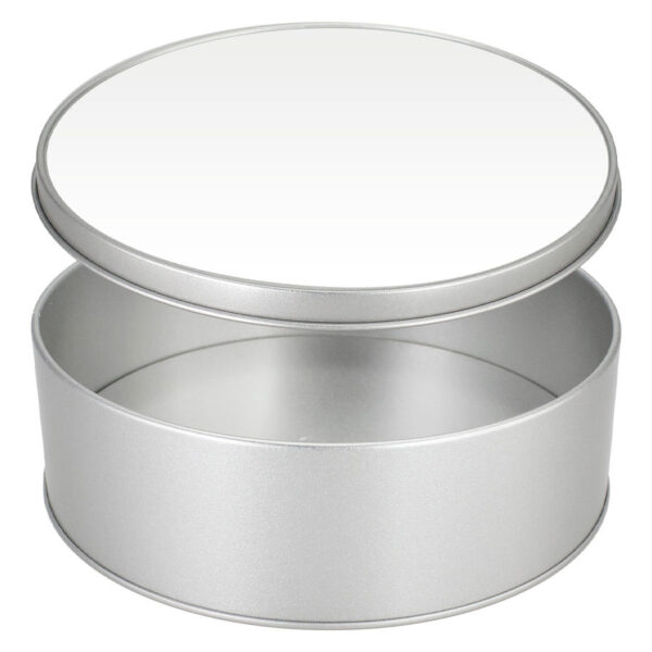 Caja Metálica Redonda Sublimación, detalle - Packaging | MerchLAB