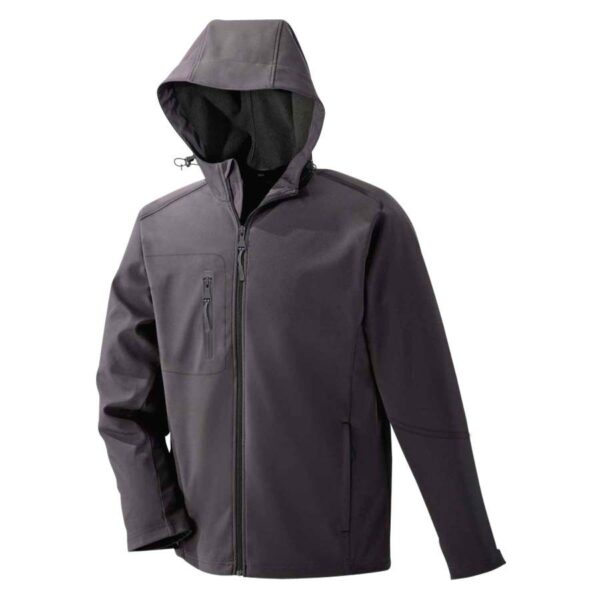 Chaqueta c/Gorro Softshell Hombre Manga, detalle - Chaquetas | MerchLAB