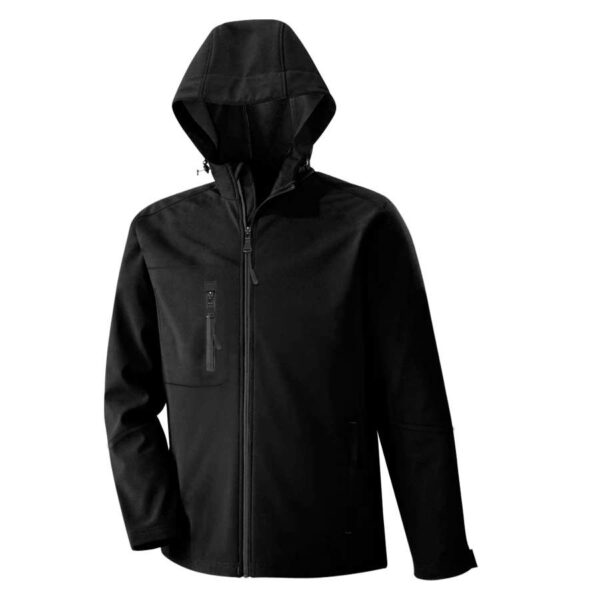 Chaqueta c/Gorro Softshell Hombre Manga, vista 2 - Chaquetas | MerchLAB