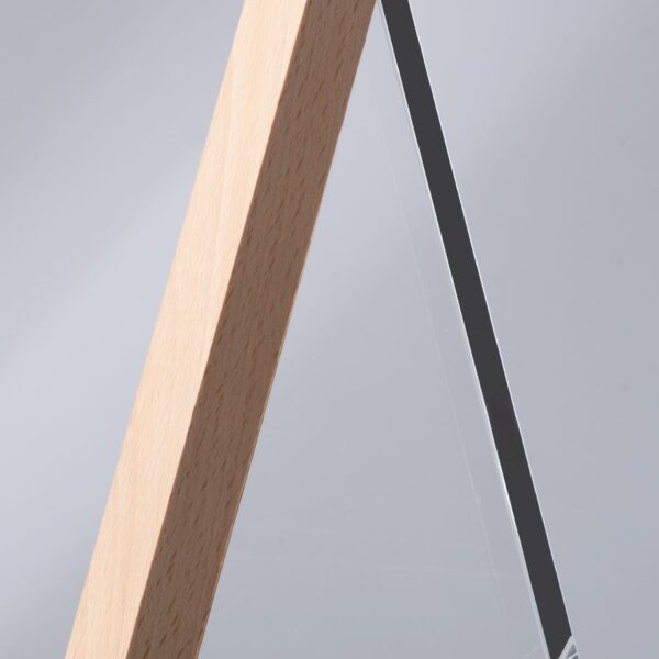 Trofeo Galvano de Madera y Cristal "Triangle" - Imagen 5