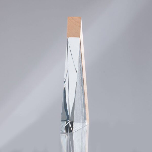 Trofeo Galvano de Madera y Cristal "Triangle" - Imagen 9