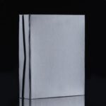 Trofeo Galvano de Madera y Cristal "Curve"