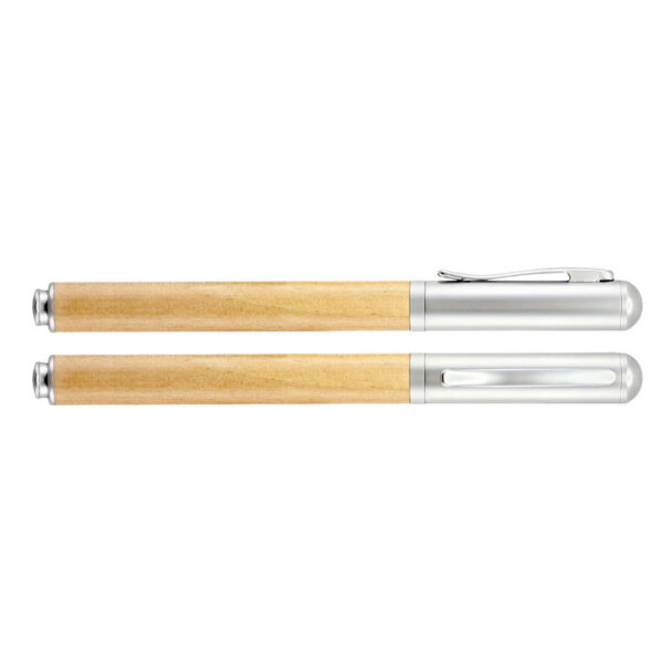 Roller Pen Bamboo y Metal - Bolígrafos Ecológicos | MerchLAB