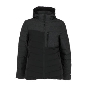 Parka Alpes Gris Medio Mujer, detalle - Parkas | MerchLAB
