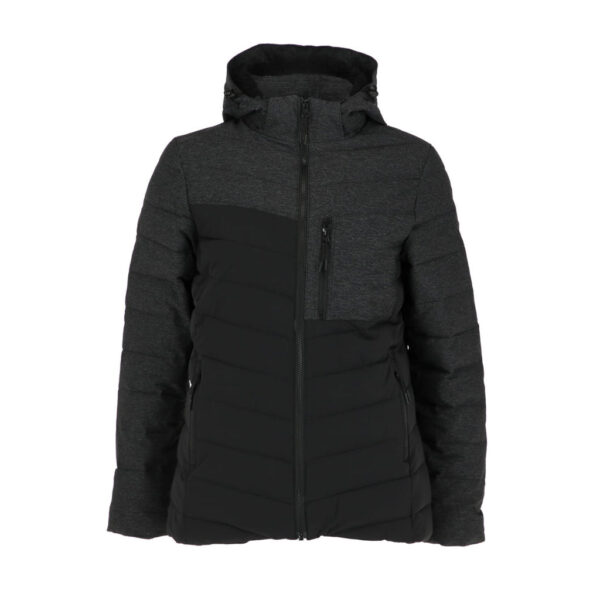 Parka Alpes Gris Medio Mujer, detalle - Parkas | MerchLAB