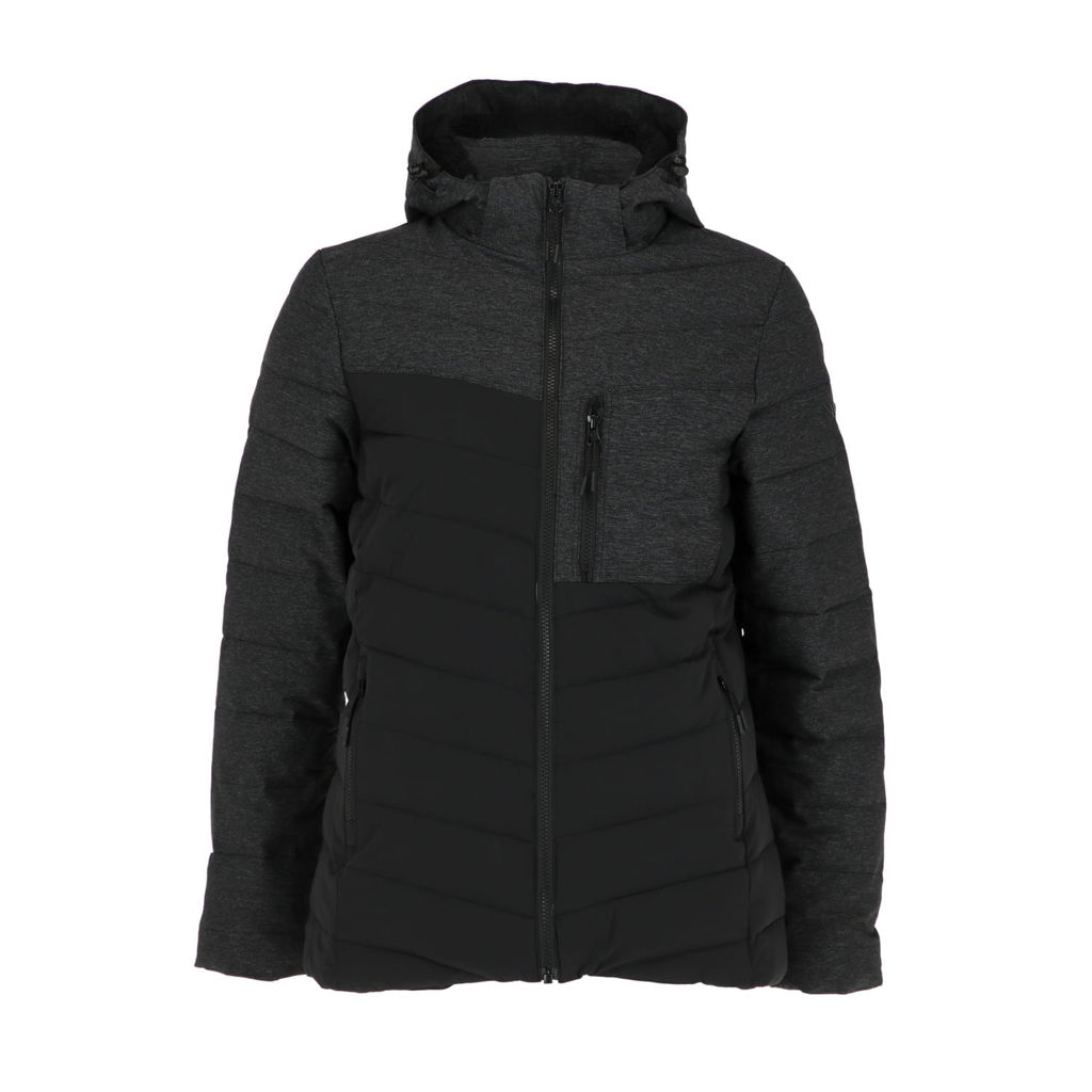 Parka Alpes Gris Medio Mujer 1 Parka Alpes Gris Medio Mujer, detalle - Parkas | MerchLAB