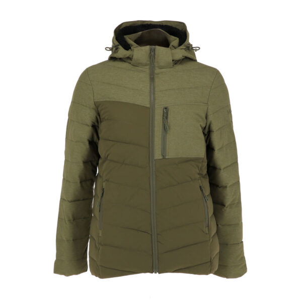 Parka Alpes Verde Oliva Mujer, detalle - Parkas | MerchLAB