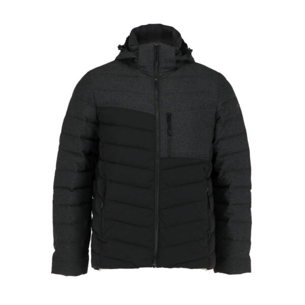 Parka Alpes Gris Medio Hombre, detalle - Parkas | MerchLAB