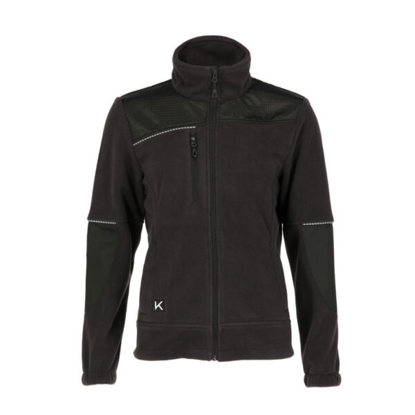 Micropolar Leman Gris Acero Mujer, detalle - Micropolar | MerchLAB