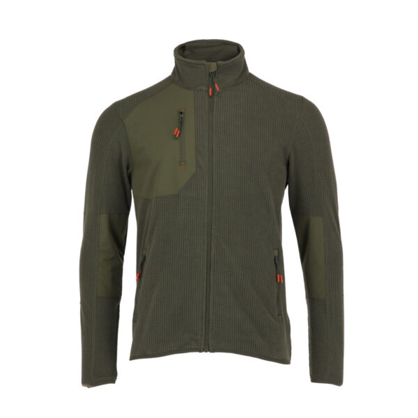 Micropolar Bolsena Verde Oliva Hombre, detalle - Micropolar | MerchLAB