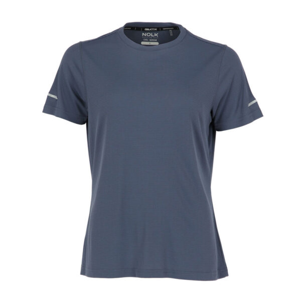 Polera Simos Azul Acero Mujer, detalle - Poleras | MerchLAB