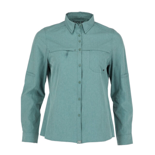 Blusa Creta Gris Melange Mujer - Camisas y Blusas | MerchLAB