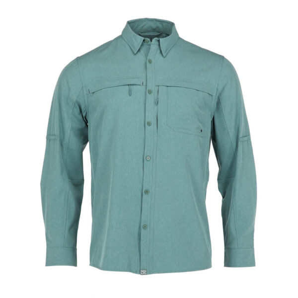 Camisa Creta Gris Melange Hombre - Camisas y Blusas | MerchLAB