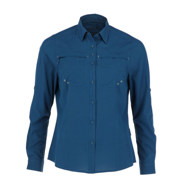 Blusa Santorini Azul Rey Mujer - Camisas y Blusas | MerchLAB
