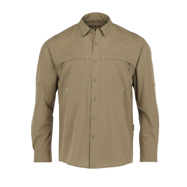 Camisa Santorini Beige Hombre, detalle - Camisas y Blusas | MerchLAB