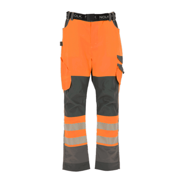 Pantalon Vesubio Gris/Naranjo Unisex, vista 2 - Pantalones | MerchLAB