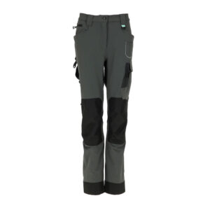 Pantalon Sena Gris Oscuro/Negro Mujer, detalle - Pantalones | MerchLAB
