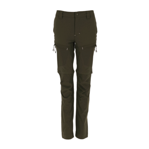 Pantalon Ripstop Desmontable Verde Oliva Mujer, detalle - Pantalones | MerchLAB