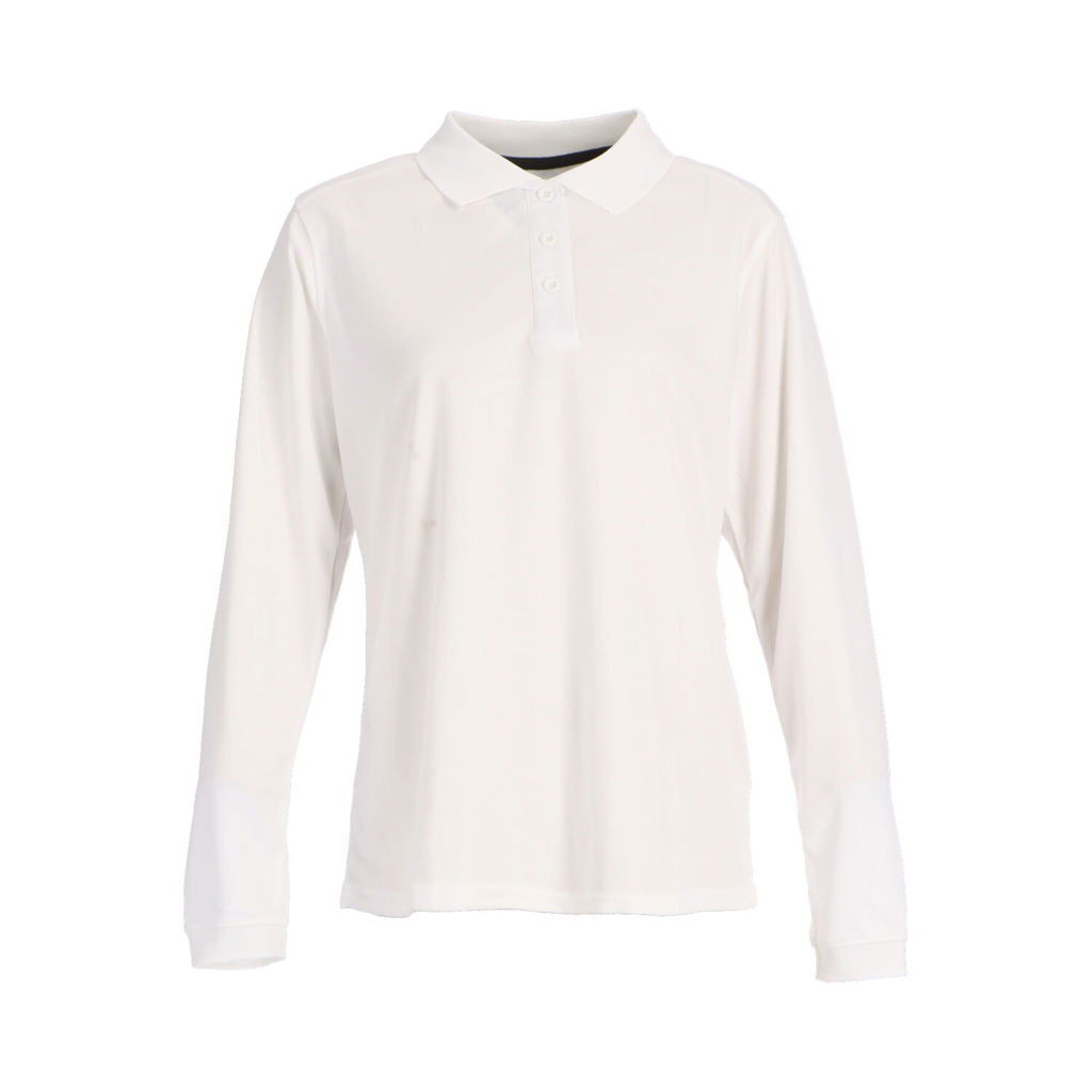 Polera Dry Fresh Mujer ML Cuello Camisero