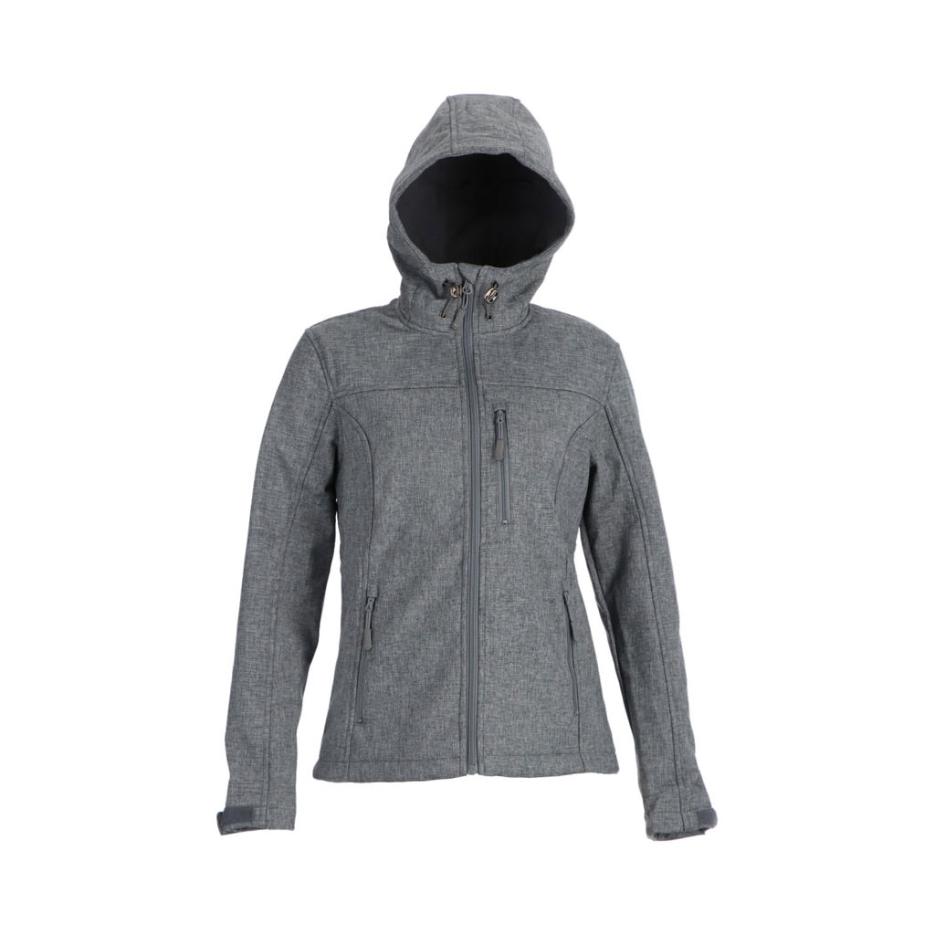 Softshell Melange Mechanical Stretch Mujer 1 Softshell Melange Mechanical Stretch Mujer, vista 2 - Softshells | MerchLAB