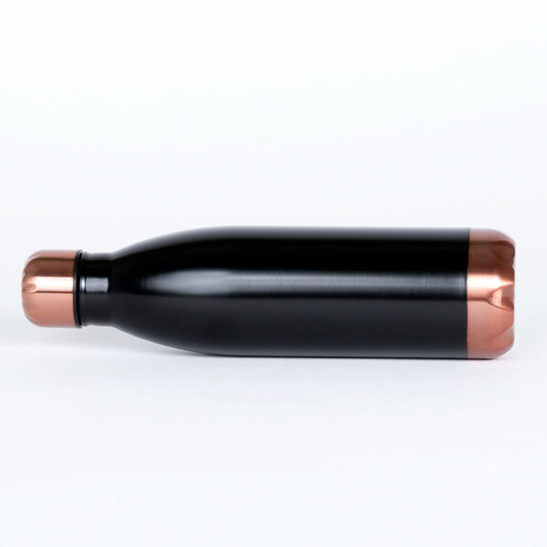 Termo 1/2 L negro/encobrizado "BRISTOL" 500cc, detalle - Tazones, Termos y Mugs | MerchLAB