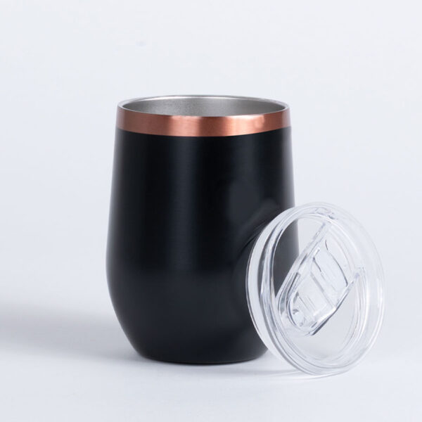 Vaso térmico negro/encobrizado "LEEDS" 350cc - Imagen 8