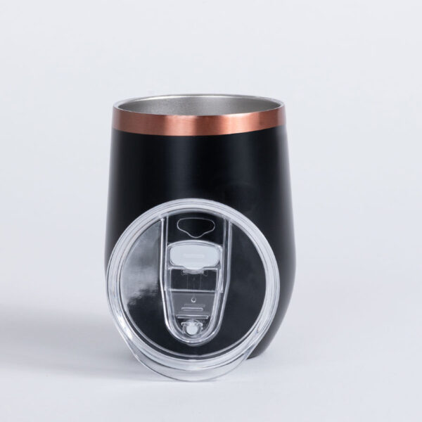 Vaso térmico negro/encobrizado "LEEDS" 350cc, vista 2 - Tazones, Termos y Mugs | MerchLAB