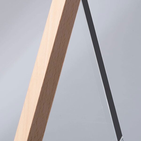 Trofeo Galvano de Madera y Cristal "Triangle" 5 Trofeo Galvano de Madera y Cristal "Triangle" - Imagen 5