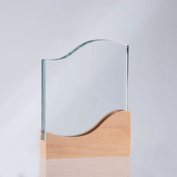Trofeo Galvano de Madera y Cristal "Curve" 7 Trofeo Galvano de Madera y Cristal "Curve" - Imagen 7