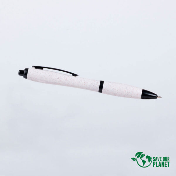 Bolígrafo de Fibra de Trigo "ELEMENT 2" con tinta azul, detalle - Lápices Personalizados | MerchLAB