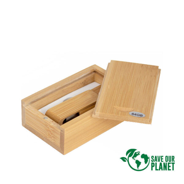 USB Pendrive giro 64GB de Bamboo, vista 2 - Pendrives | MerchLAB