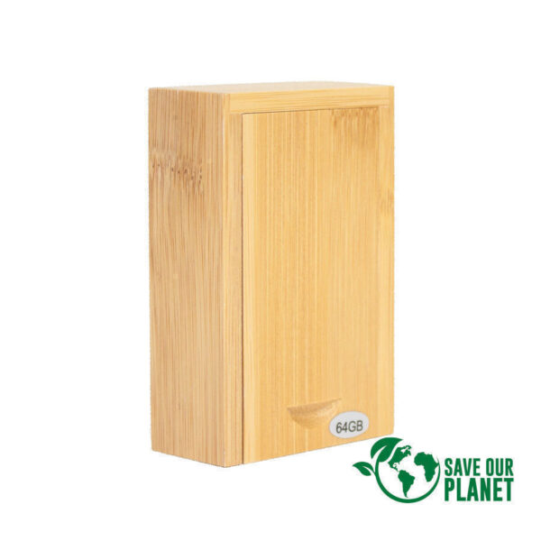 USB Pendrive giro 64GB de Bamboo, detalle - Pendrives | MerchLAB