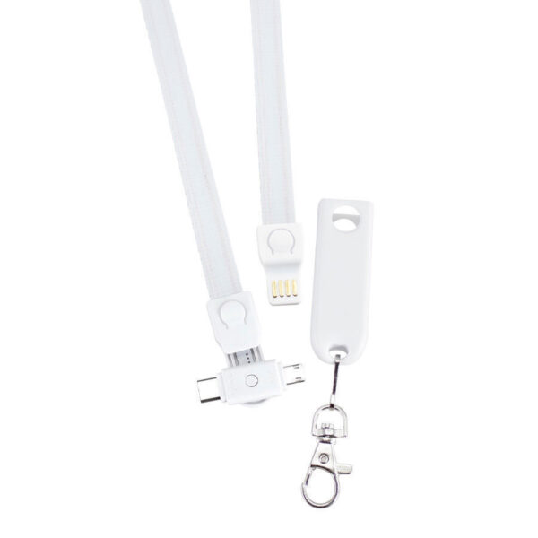 Connect Lanyard Multicargador, vista 2 - Lanyards e Identificación | MerchLAB