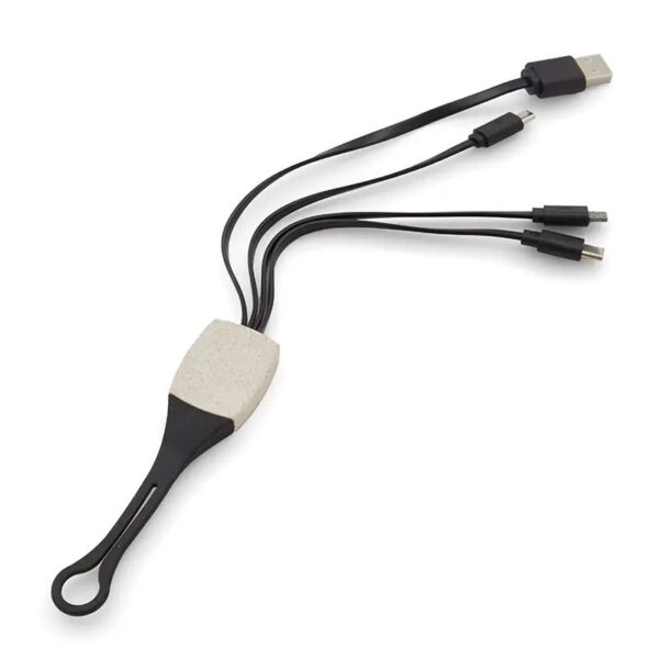 Cable 3 en 1 Land, detalle - Cable Conector | MerchLAB